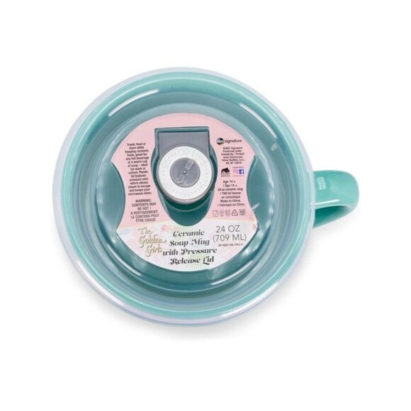 The Golden Girls Soup Mug w Vented Lid, Coffee, Lunch Cup , 24 Ounces - Picture 3 of 8